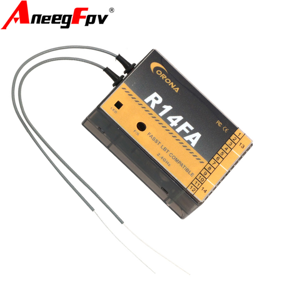 Rc Helicopter Remote Control - ตัวรับสัญญาณรุ่น Corona R14FA 14CH สำหรับรุ่น 10C