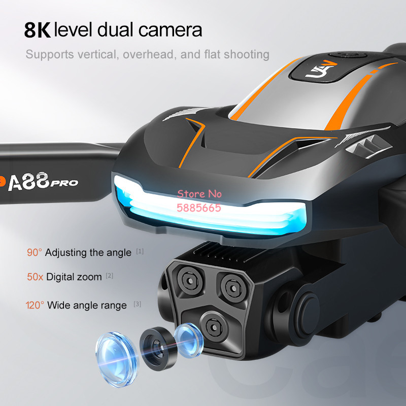 โดรนถ่ายภาพทางอากาศ 8K ระบบ Op - Rc Helicopter Electric บทวิจารณ์และราคา