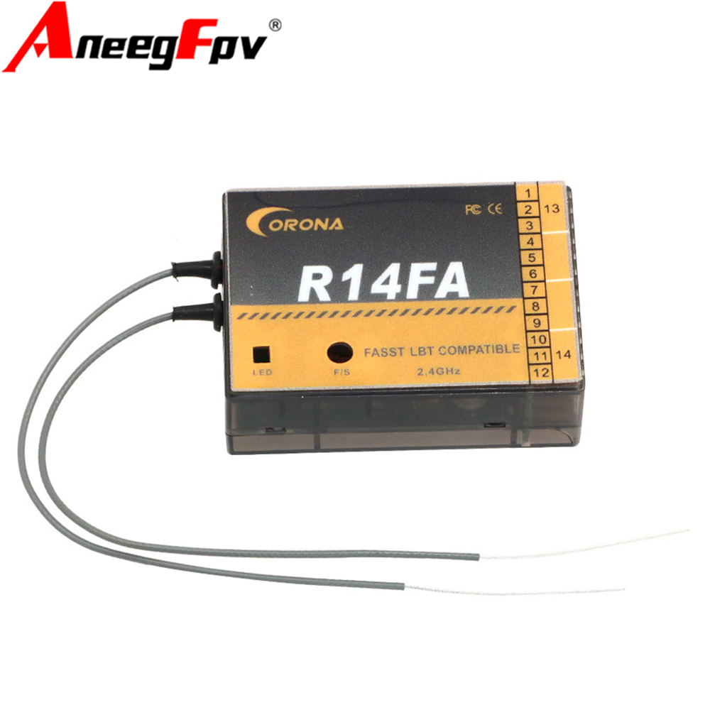 ตัวรับสัญญาณรุ่น Corona R14FA  - Rc Helicopter Remote Control บทวิจารณ์และราคา